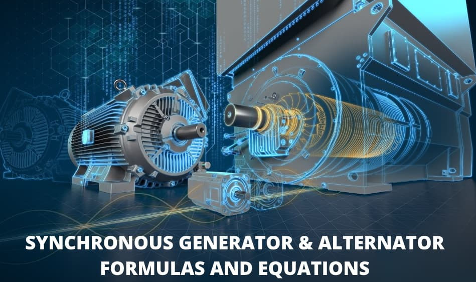 alternator-and-synchronous-generator-formulas-equations